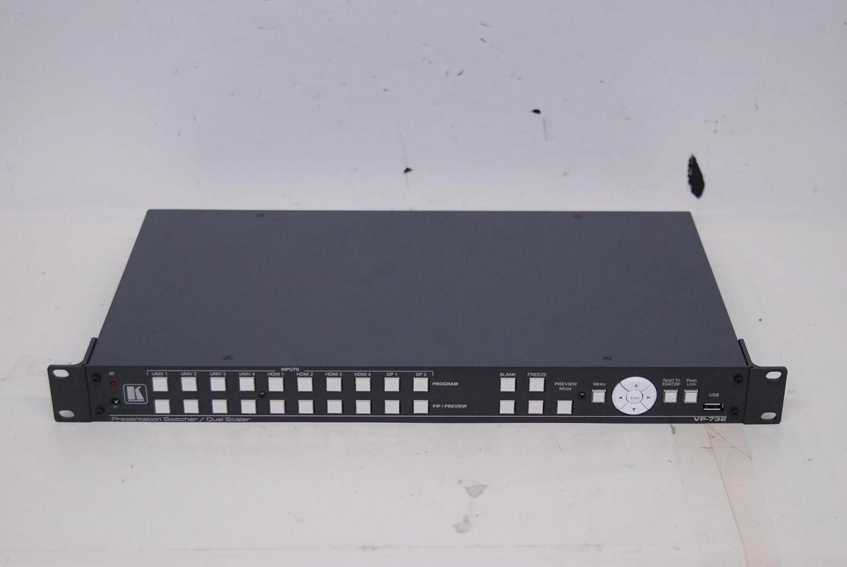 Used Kramer VP-732 Presentation Switcher/Dual Scaler - TESTED