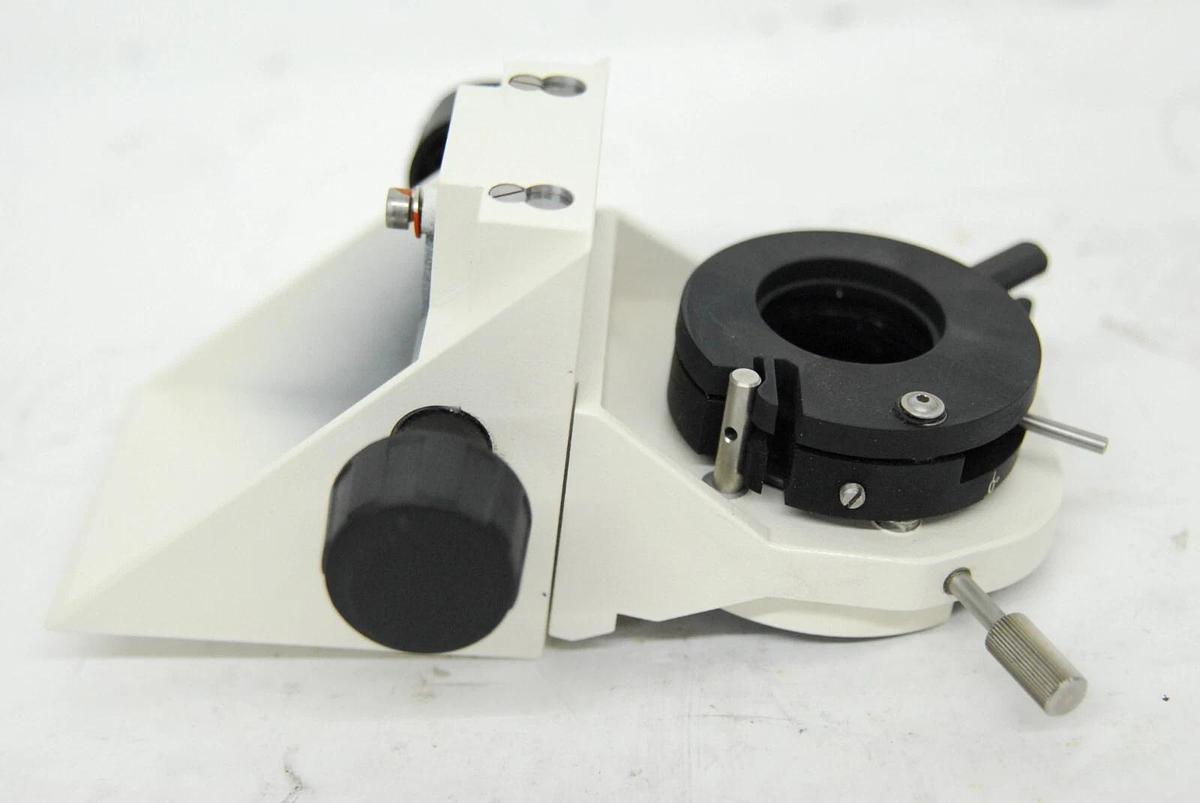 Used Zeiss 1016-201 Condenser Substage W/ 1121-813 Rotatable Polarizer D - Axiovert