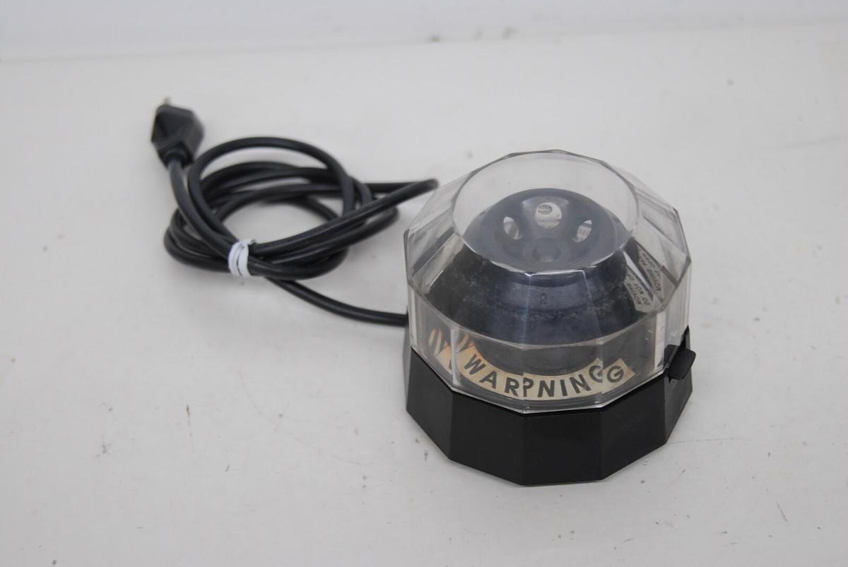 Used National Labnet Mini Centrifuge C-1200 W/ 6 Slot Rotor - TESTED