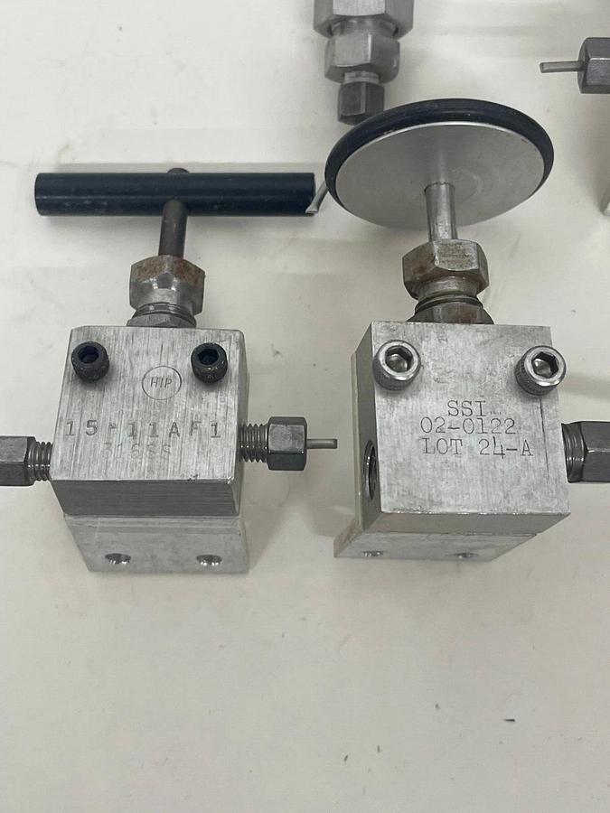 Used SSI, Precise Sensors - High Pressure Valves and Sensors - Lot of 8
