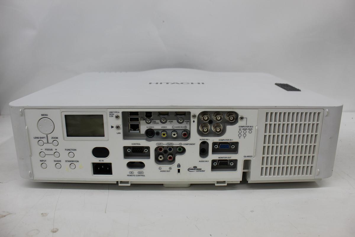 Used Hitachi CP-WX8255A 5500 Lumens WXGA 3LCD Projector HDMI 830 Hours