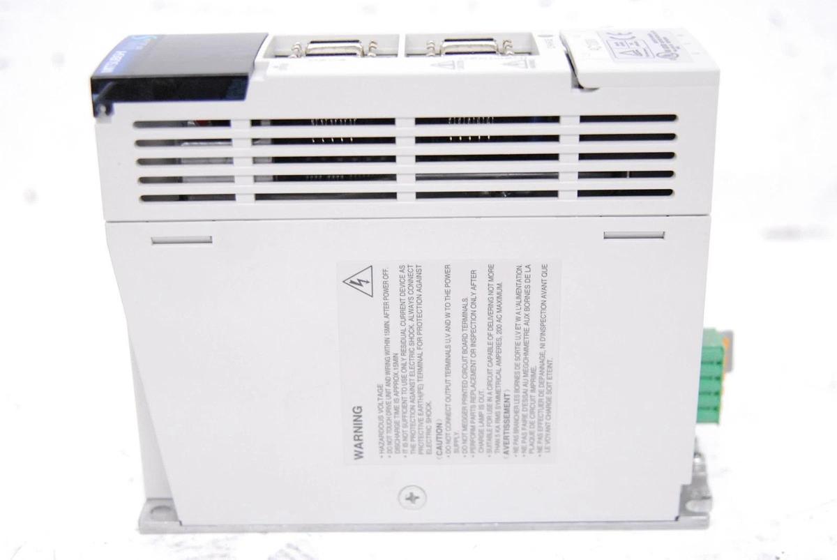 Used Mitsubishi MELSERVO MR-J2S-20A1 AC Servo Drive Amplifier 200W 170V 0-360Hz 1.5A