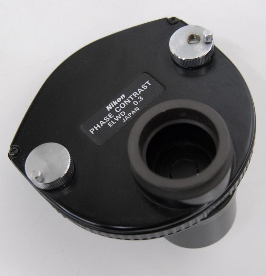 Used Nikon Phase Contrast ELWD 0.3 Turret Condenser W/ PhL/1/2/3 Annulus - Diaphot