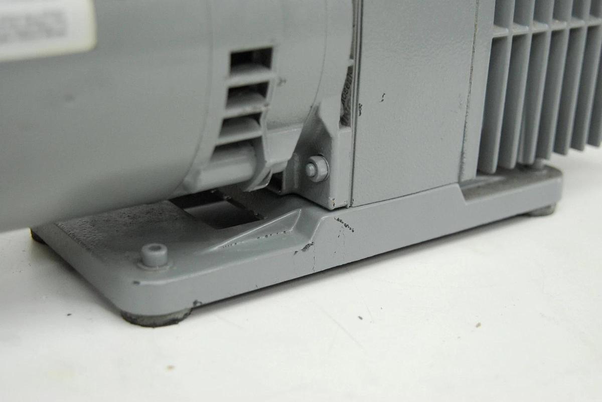 Used Alcatel 2008A Dual-Stage Rotary Vane Vacuum Pump W/ Oil Mist Filter EMF10