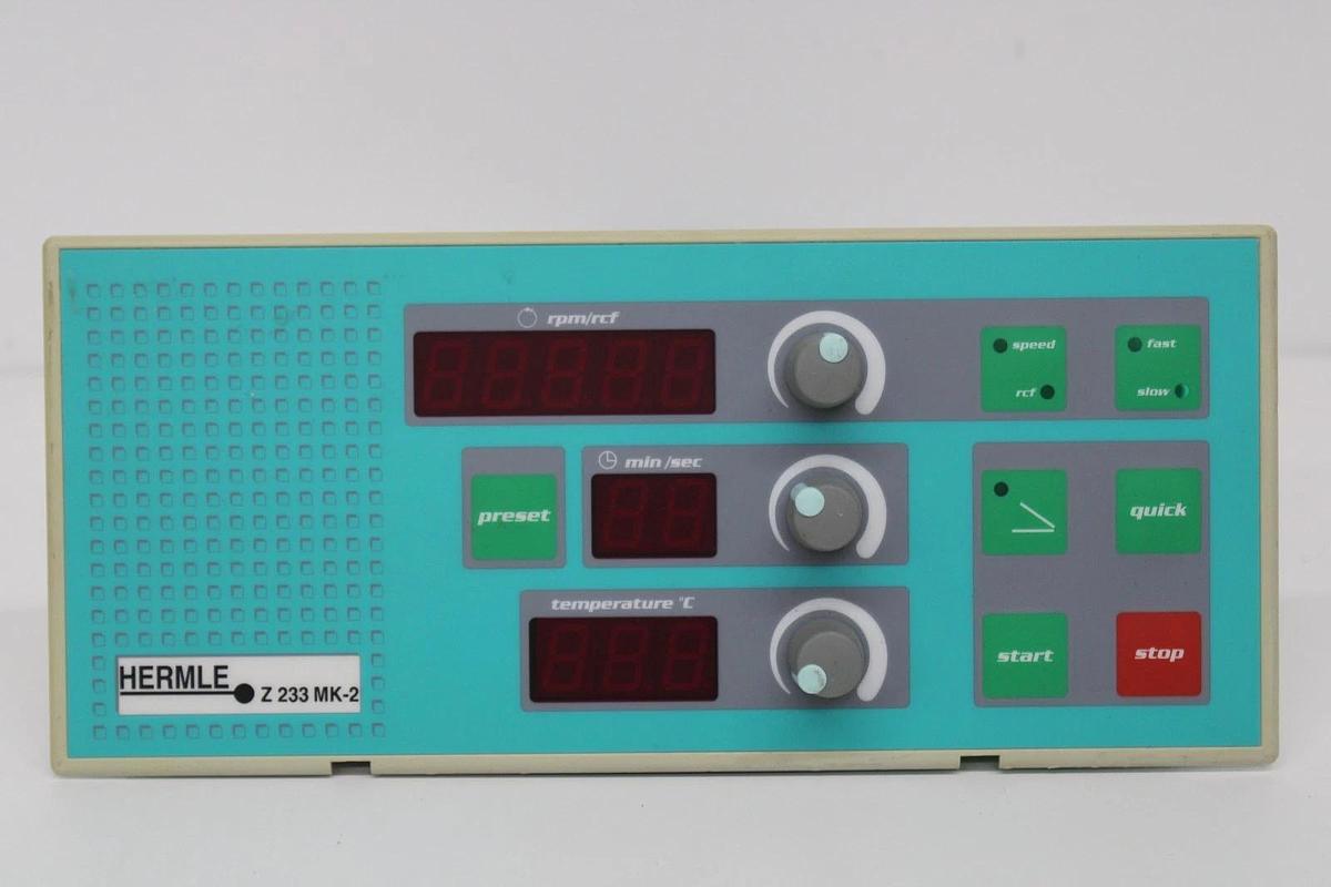 Used Front Panel for Hermle Z 233 MK-2 Centrifuge