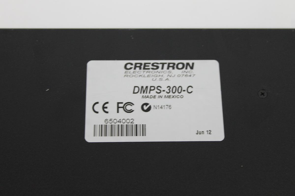 Used Crestron DMPS-300-C Professional Media System