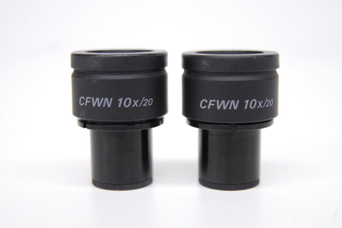 Used Nikon CFWN 10x/20 23mm Microscope Eyepiece - Pair
