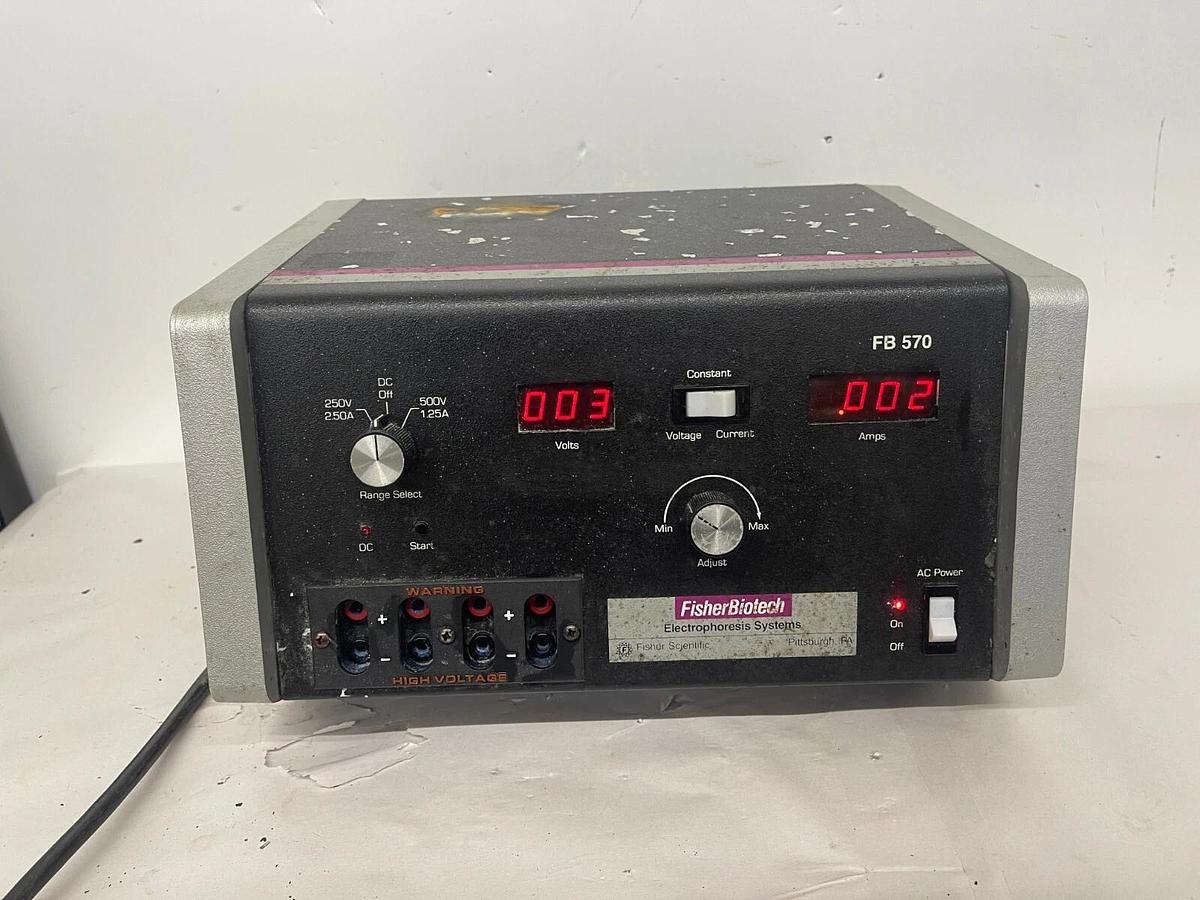 Used Fisher Biotech FB 570 (FB570) Electrophoresis Power Supply - TESTED