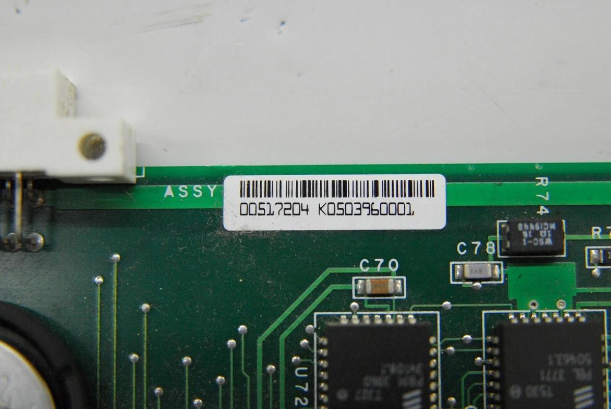 Used Beckman DU640i -Control Board 00517204 W/ Prom Card 00517024