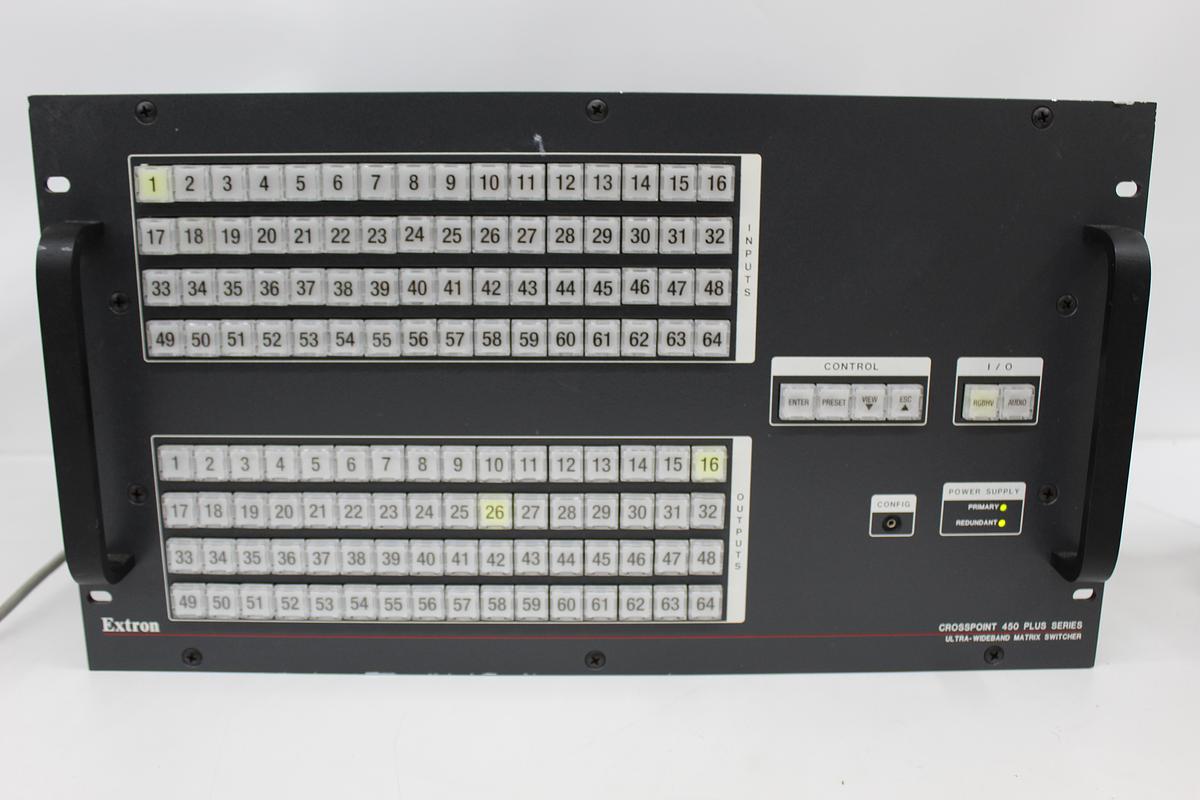Used Extron CrossPoint 450 Plus 3248 WB Ultra-Wideband Matrix Switcher 32x48