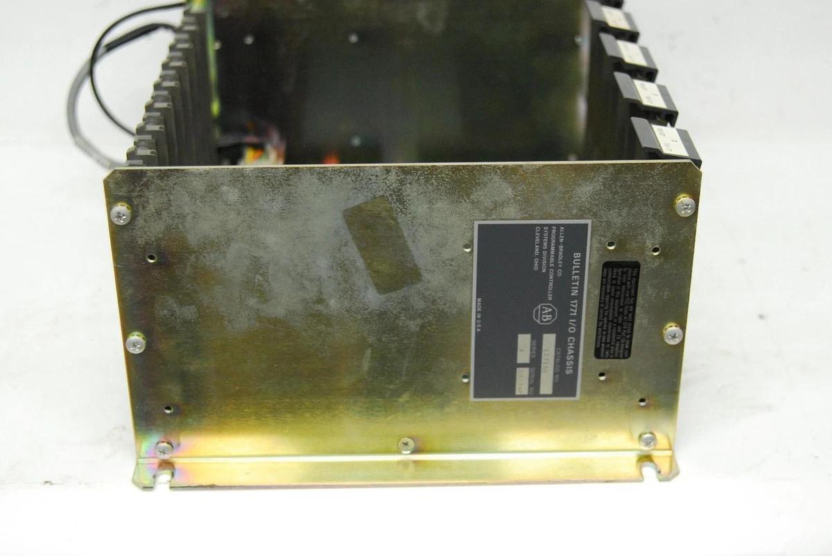 Used Allen-Bradley 1771-PA Power Supply W/ 1771-AB I/O Chassis