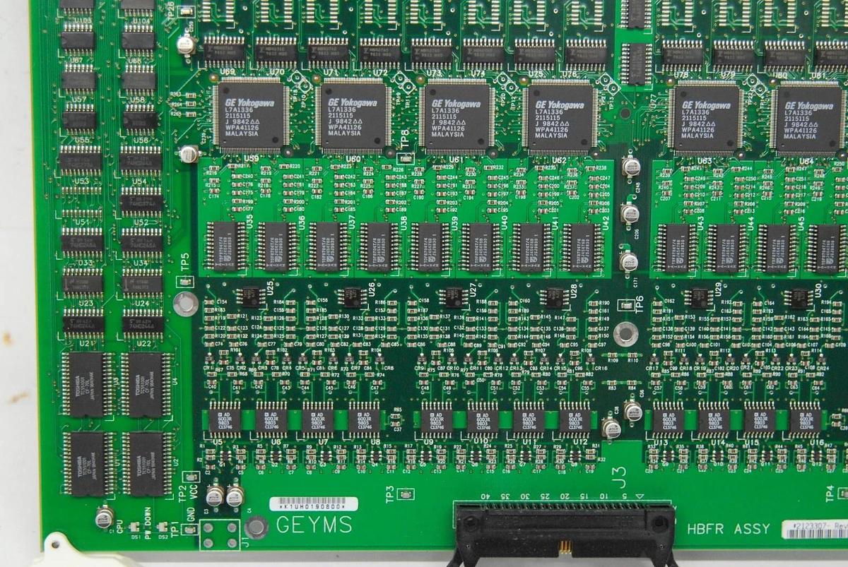 Used GE GEYMS HBFR ASSY 2123307 Hybrid Beam Former Board (LOGIQ 400)