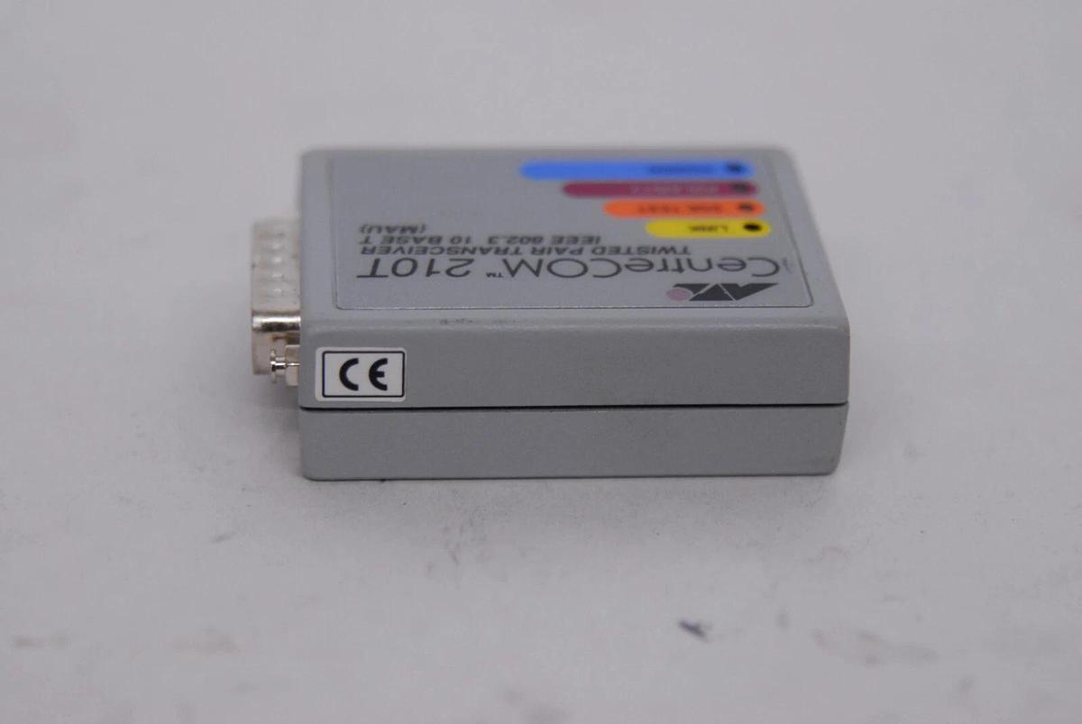 Used ATI AT-210T CentreCOM 210T Twisted Pair Transceiver IEEE 802.3, 10 BASE T (MAU)