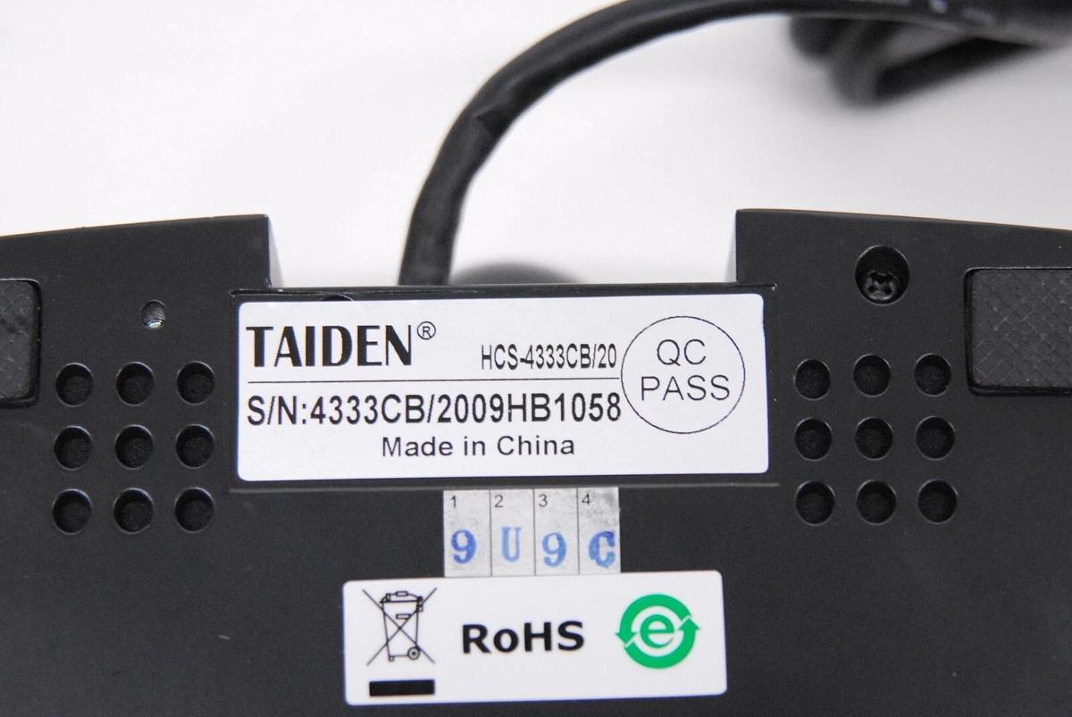 Used Taiden HCS-4333CB/20 Digital Congress System Chairman Unit - READ DESCRIPTION
