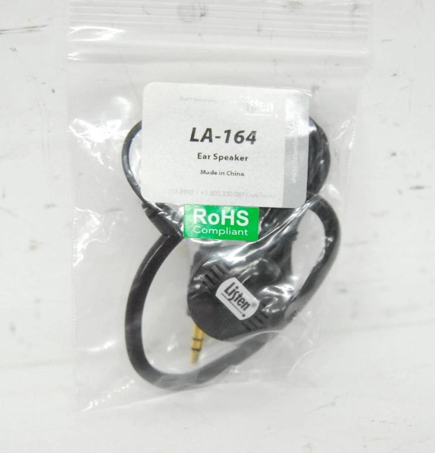 Used NEW Listen Technologies LA-164 Ear Speaker