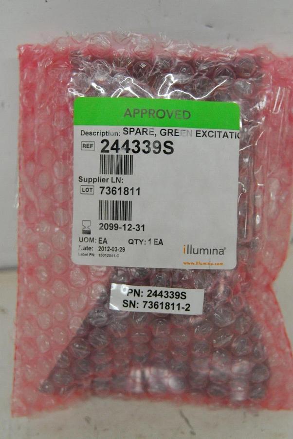 Used Illumina 244339S, ZET532/10X Filter Wheel Green Excitation 532nm