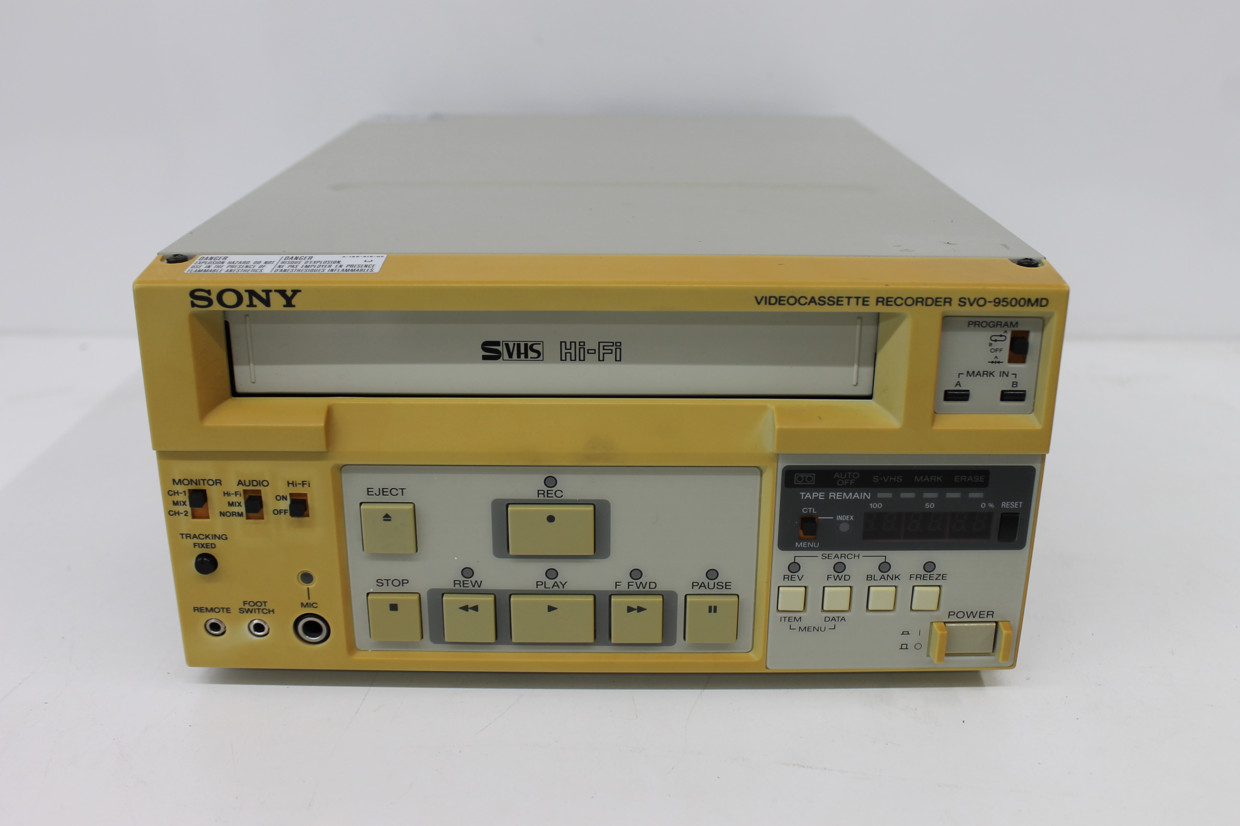 Used Sony SVO-9500MD Medical Grade Recorder - New Open Box