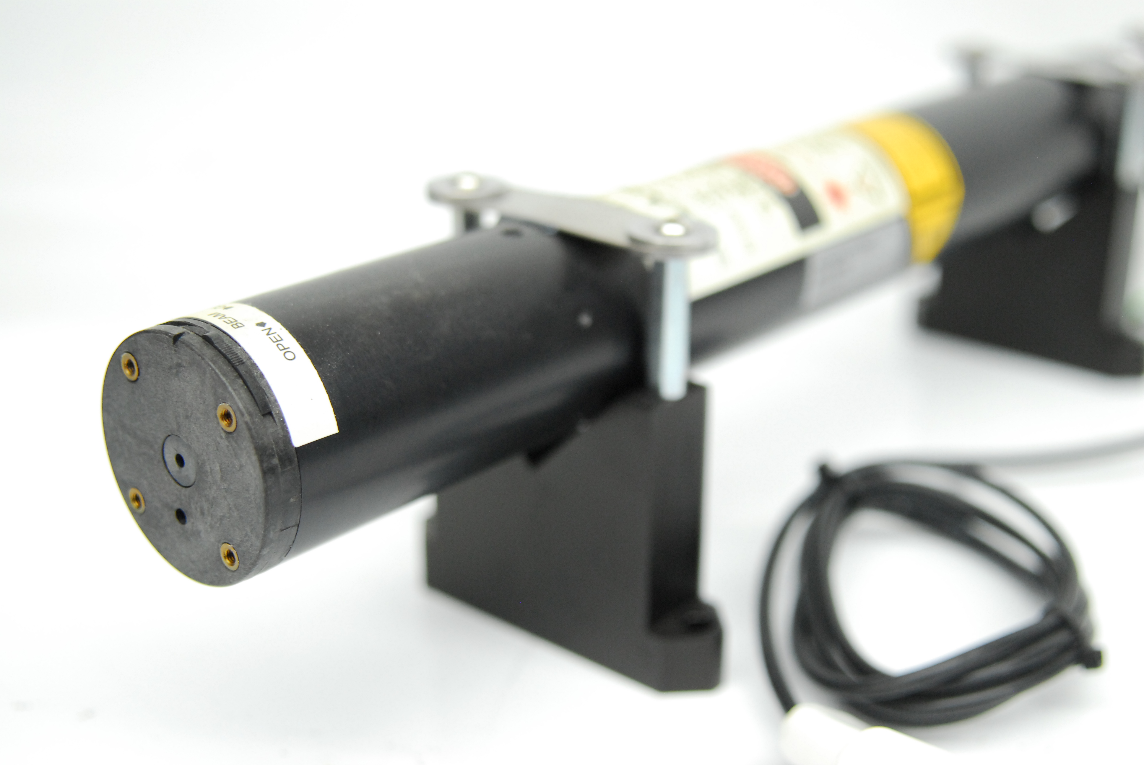 Used Lasos LGK 7628-1 He-Ne 633nm Laser Tube Head (Red) w/ LGN 7460 A Power Supply