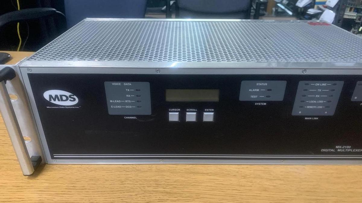 Used MDS Microwave Data Systems MX-2100 Digital Multiplexers