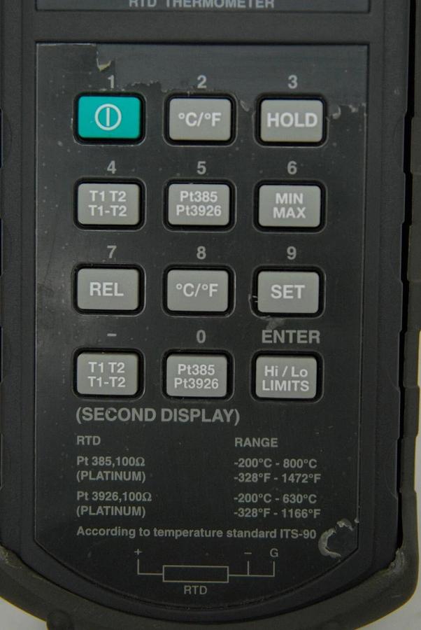 Used Omega HH504 RTD Digital Thermometer