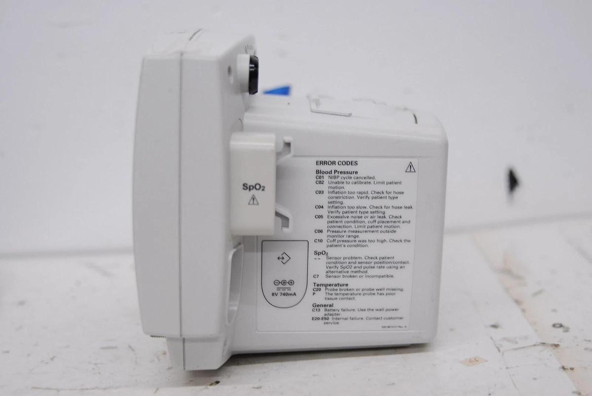 Used Welch Allyn 53NTP Vital Signs Monitor W/ Power Adapter - READ DESCRIPTION