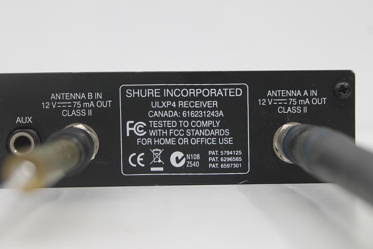 Used Shure ULXP4 Wireless Receiver W/ Shure ULX1-M Body Pack