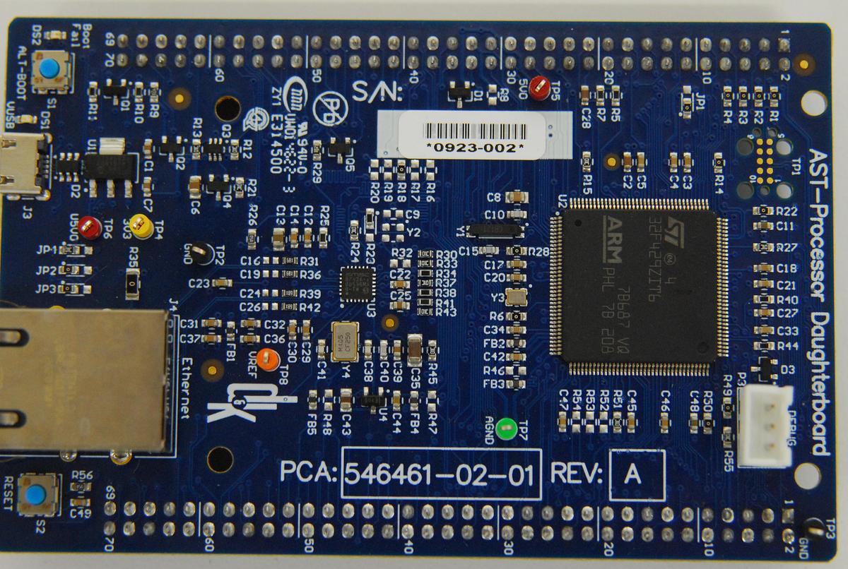 Used SeluxDX 546461-02-01 AST-Processor Daughterboard