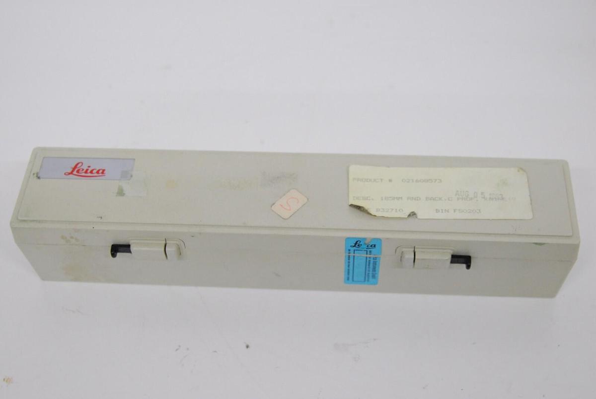 Used Jung Microtome Knife 7.25" 185mm W/ Leica Hard Case