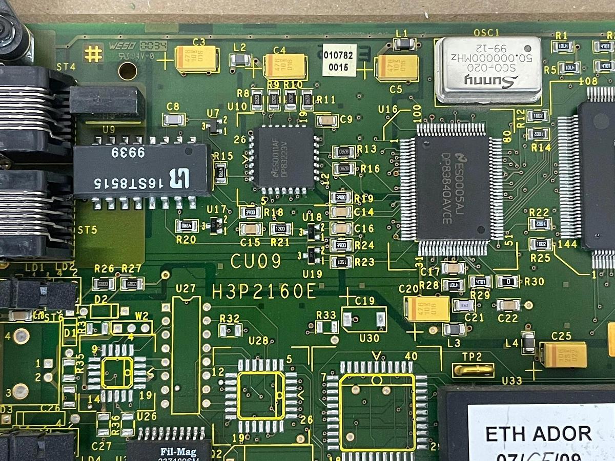 Used Bruker ECL61 CU09 H3P2160E ELC61 AQX CCU Board