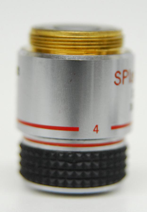 Used Olympus 1-LP124 SPLAN 4 PL 4x Phase Contrast Microscope Objective