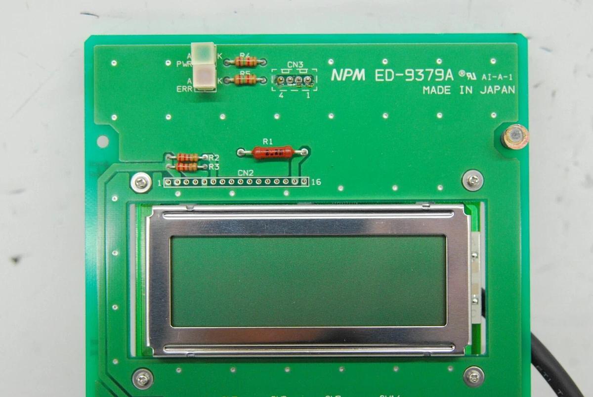 Used NPM ED-9379A Control Panel Display (Qiagen BioRobot EZ1)