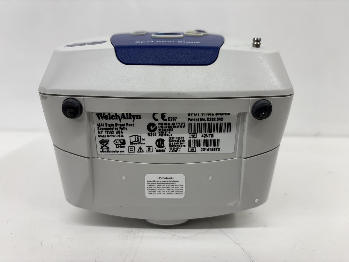 Used Welch Allyn 420 Spot Vital Monitor w/ Temp Probe + Power Supply
