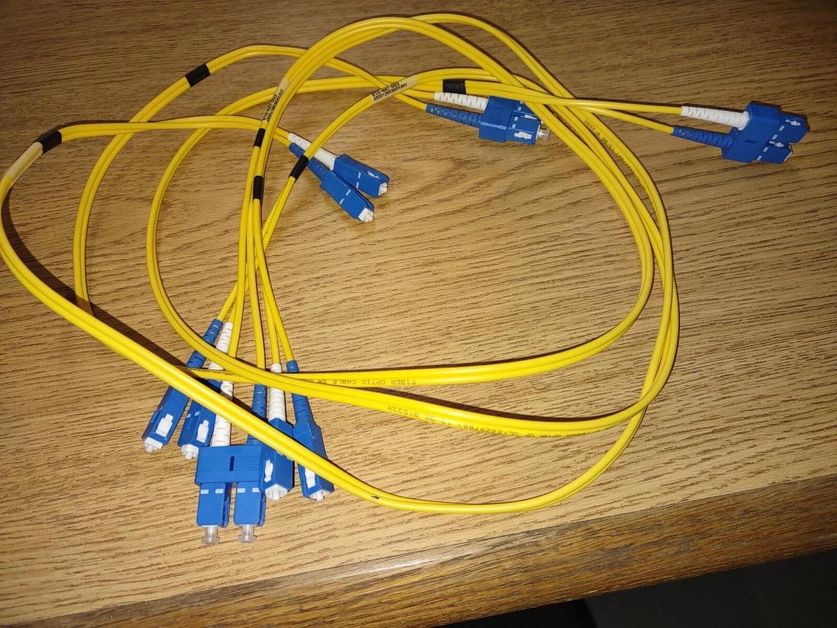 Used SC-SC Duplex Single Mode Fiber Patch Cables (810-447-003) Quicktron