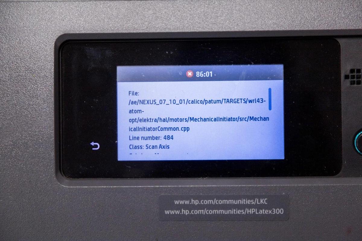 Used HP 315 Latex Printer With Extras - For Parts