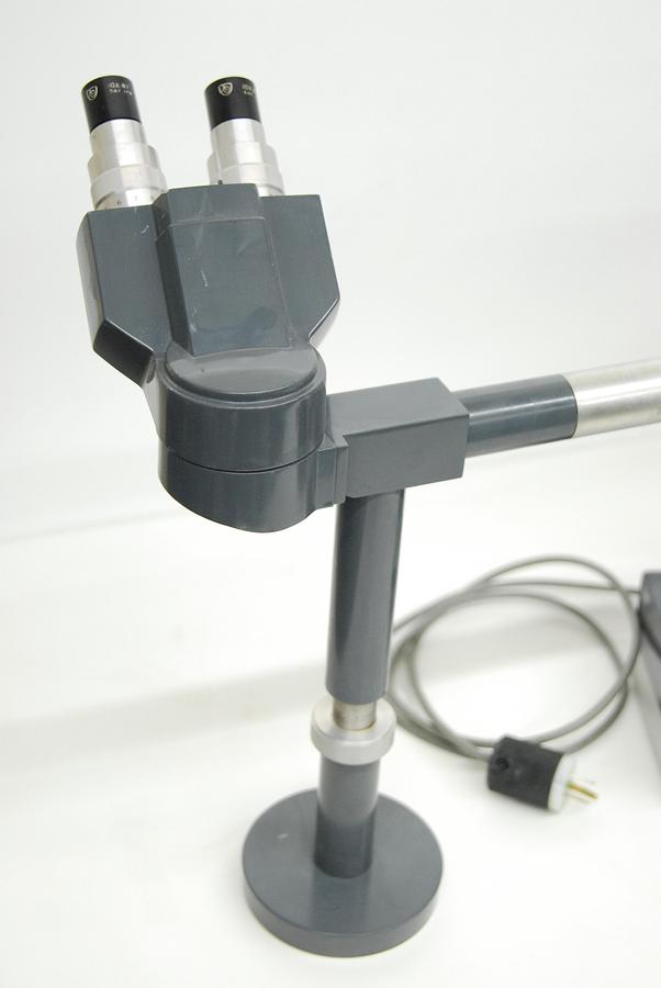 Used AO American Optical One-Twenty Teaching Microscope W/ 4x 10x 40x 100x Objectives, Power Supply, MORE