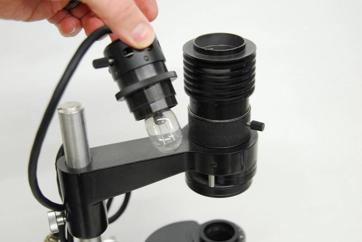 Used Nikon MS Inverted Phase Contrast Microscope 4/10/40 Objectives - Vintage Working