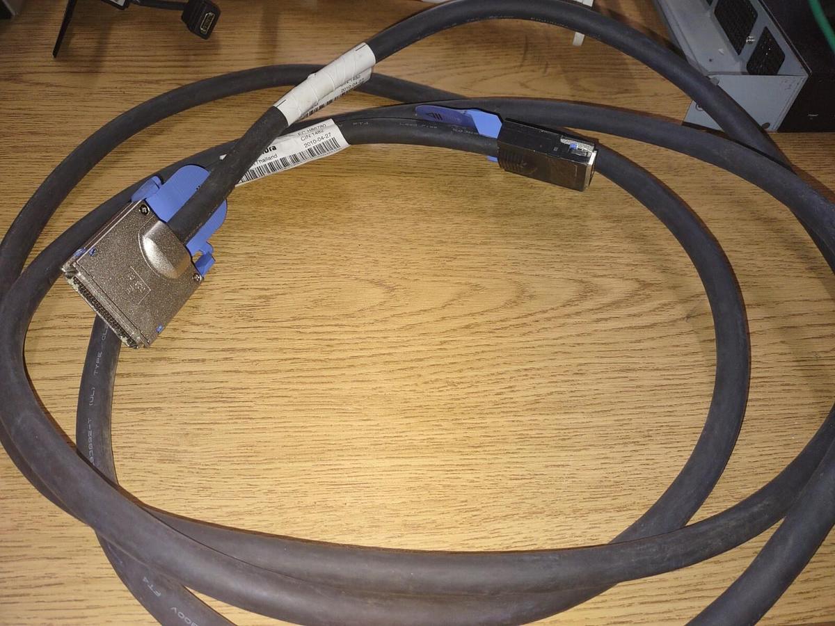 Used IBM Fujikura 3.5m RIO-2 HSL2 RIO-G Copper Cable 39J2554 H86780 - CIN:1482