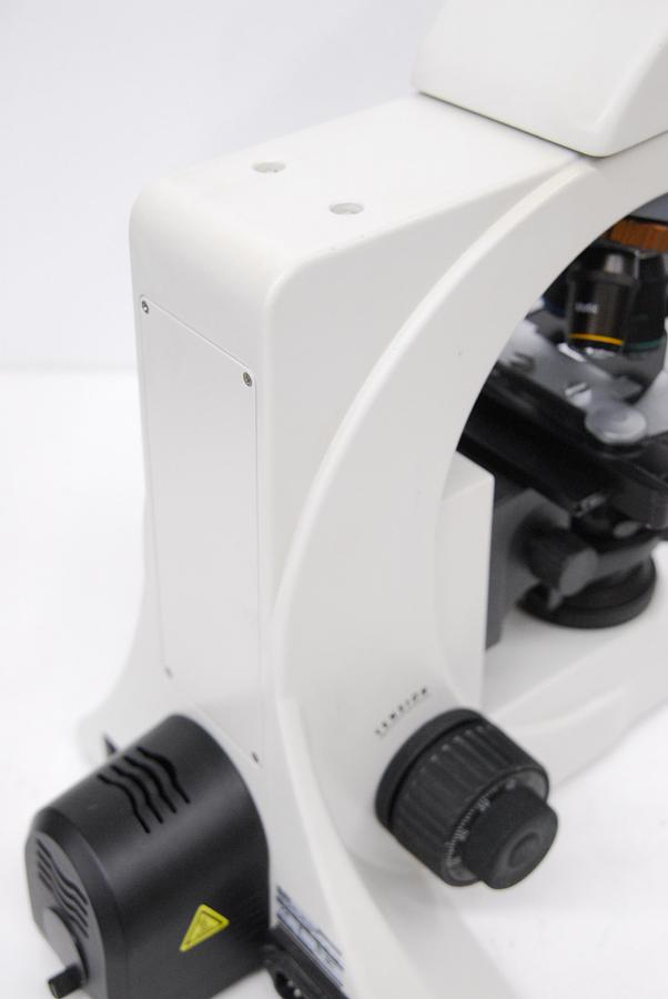 Used Motic BA400 Trinocular Phase Contrast Microscope W/ Plan 10/20/40/100 Objectives