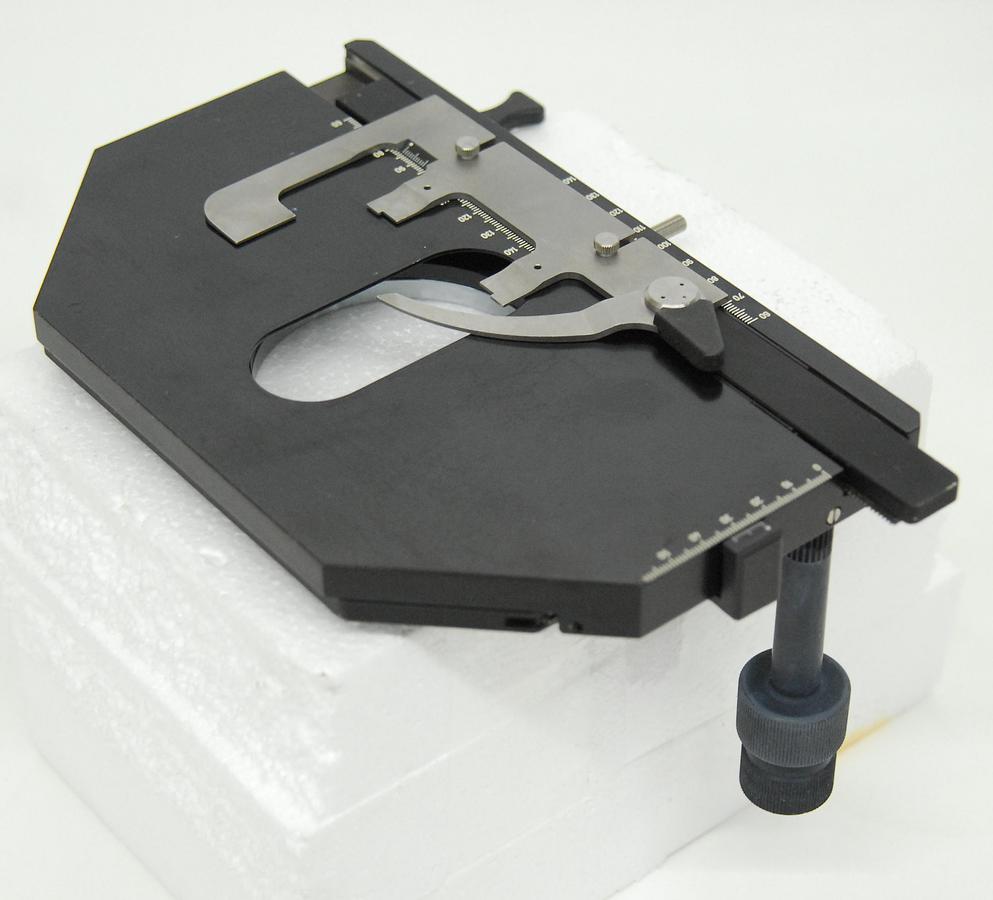 Used ZEISS 453502 Rotatable XY Mechanical Microscope Stage - Axioplan