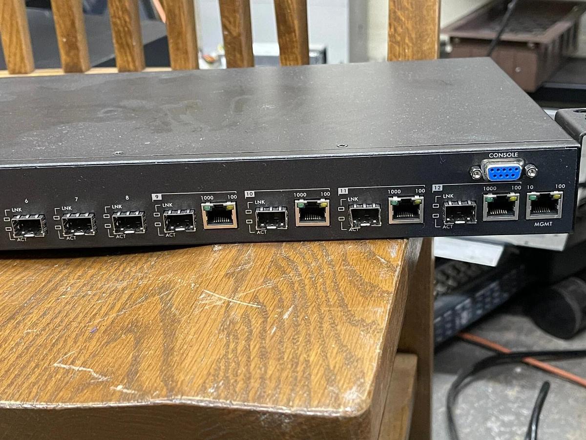 Used Zyxel GS-3012F Gigabit Ethernet Switch