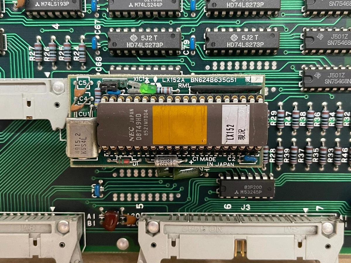 Used Mitsubishi BN624A367H03 Circuit Board FX52B-1 W/ BN624B635G51 LX152A (DWC200H)