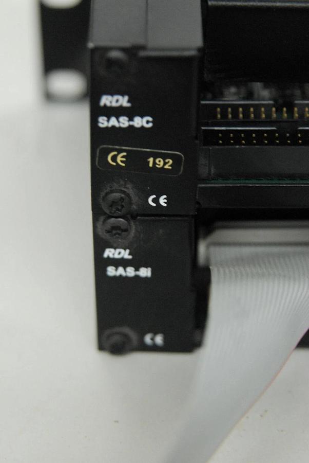 Used RDL SAS-8C 8 Station Audio Controller W/ SAS-8i Audio Input Chassis (SourceFlex)