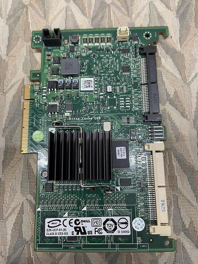 Used Dell E2K-UCP-61-(B) Pci-e Sas Raid Controller