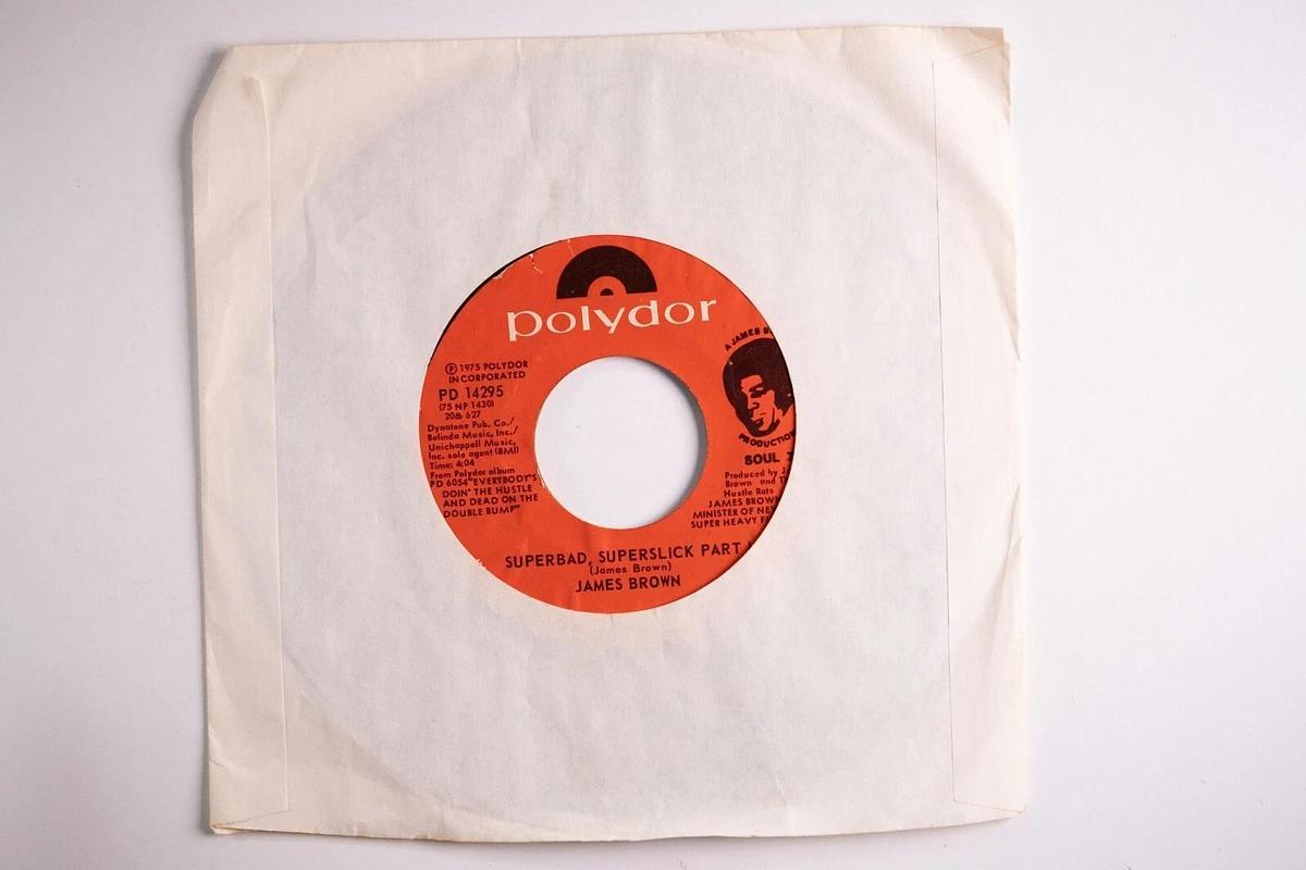 Used James Brown Super Slick 45 Record