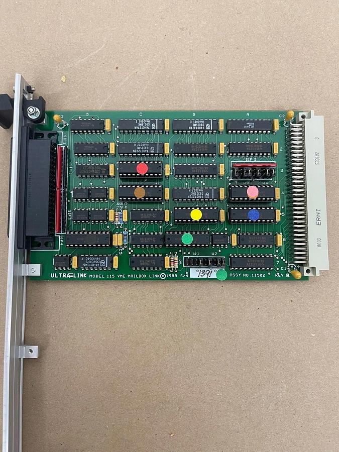 Used ULTRALINK 11502 Model 115 VME Mailbox Link /From Omicron Spectrometer 954