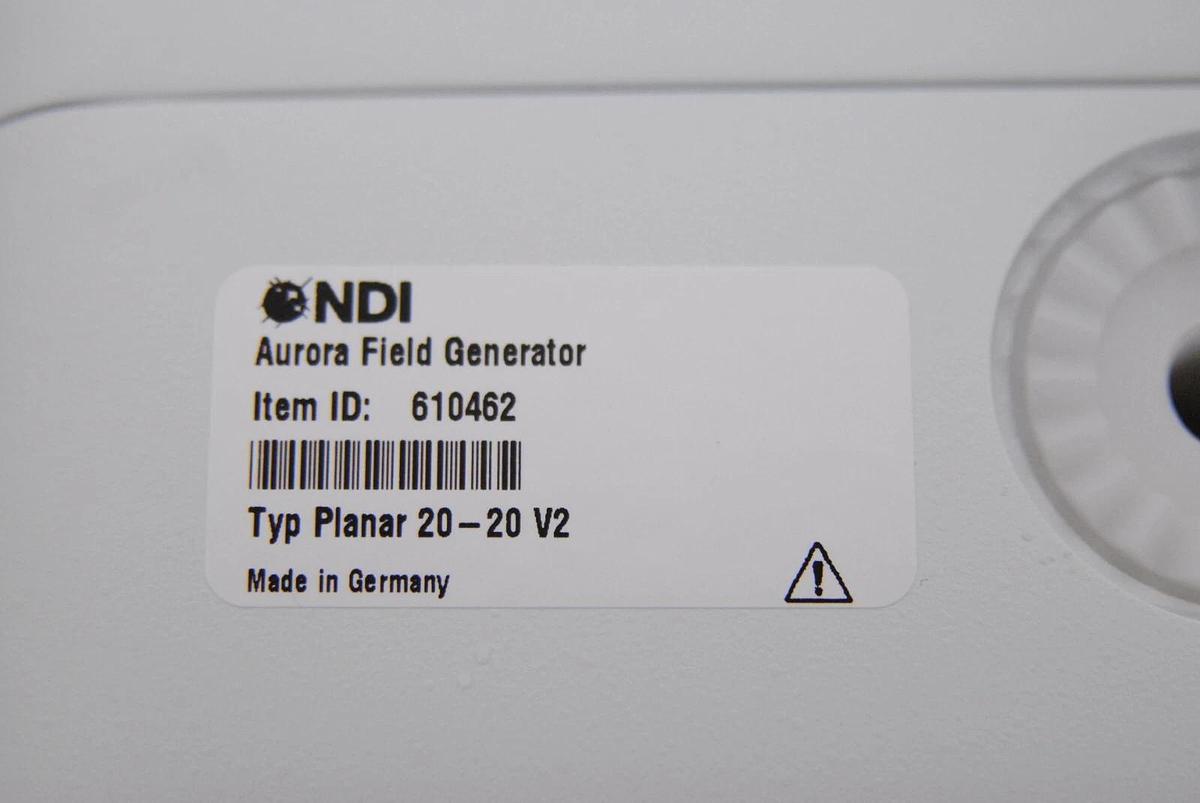 Used NDI 610462 Aurora Field Generator Planar 20-20 V2