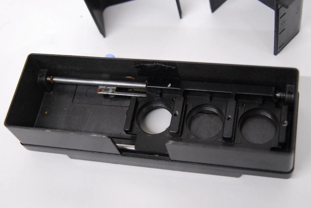 Used Nikon 3 Position Microscope Fluorescence Filter Cube Turret - Diaphot 200/300