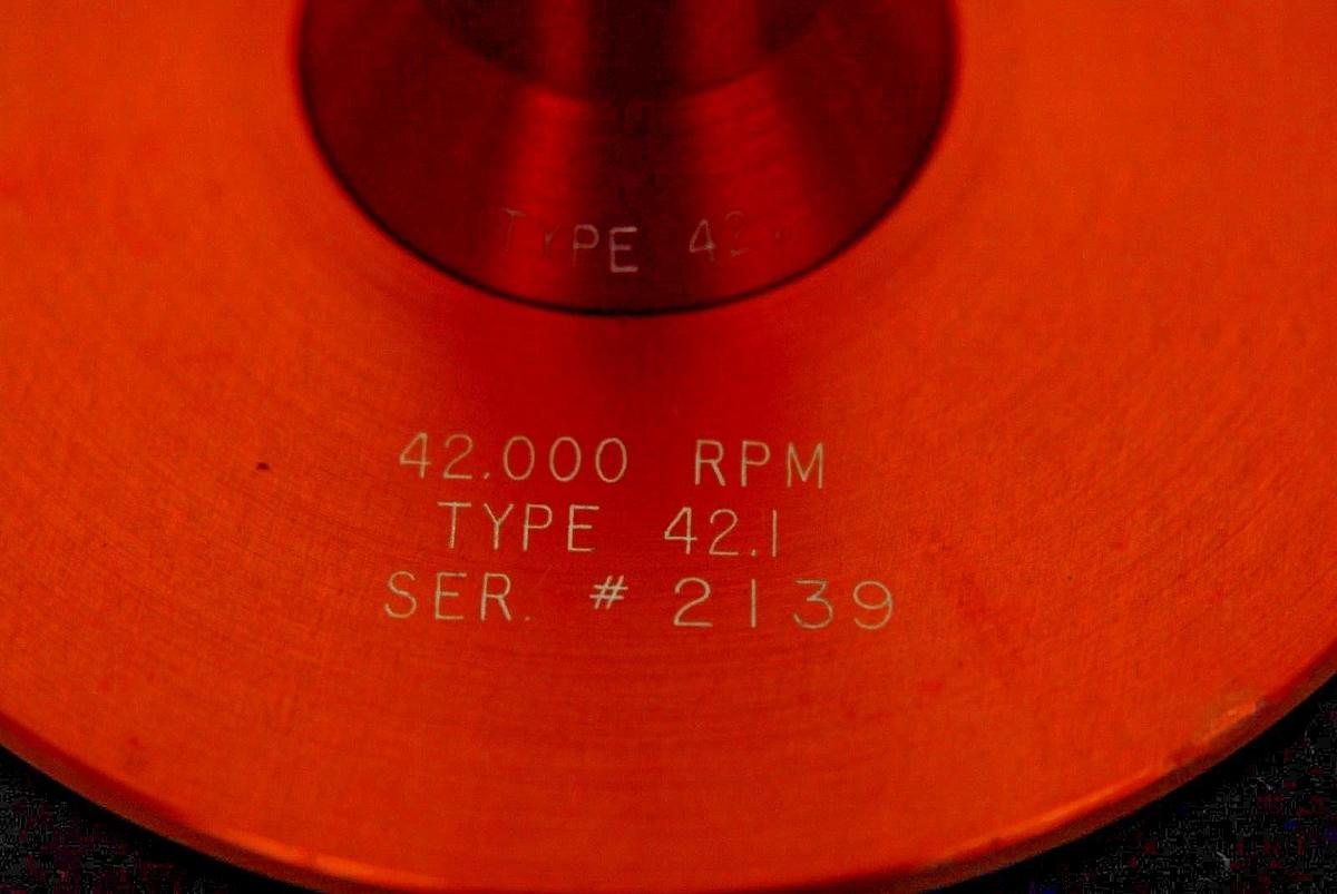 Used Beckman Type 42.1 8 Position Fixed Angle 45,000 RPM Rotor