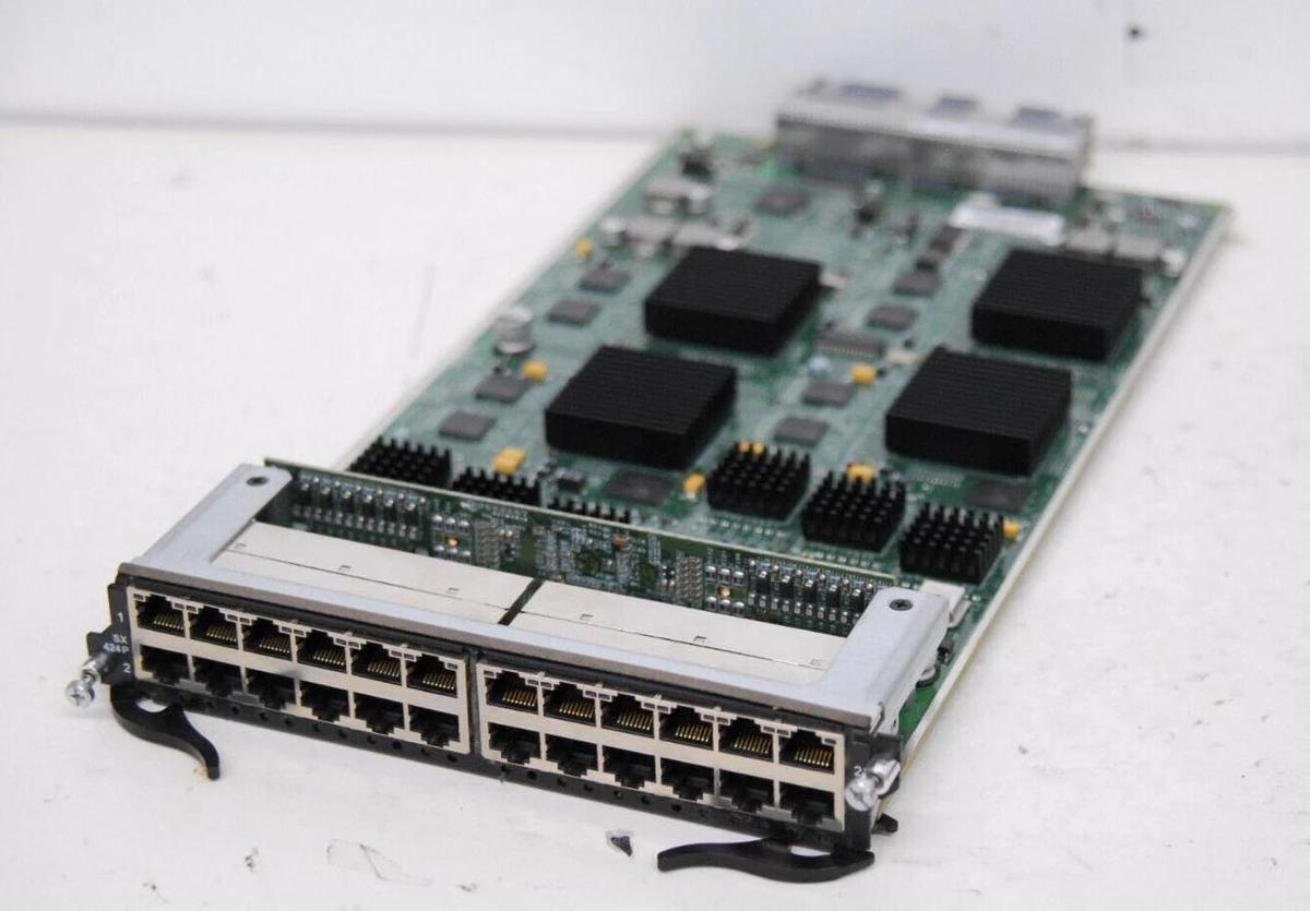 Used Foundry Networks SX424P 35529-700B FastIron SuperX 24-port Ethernet Module