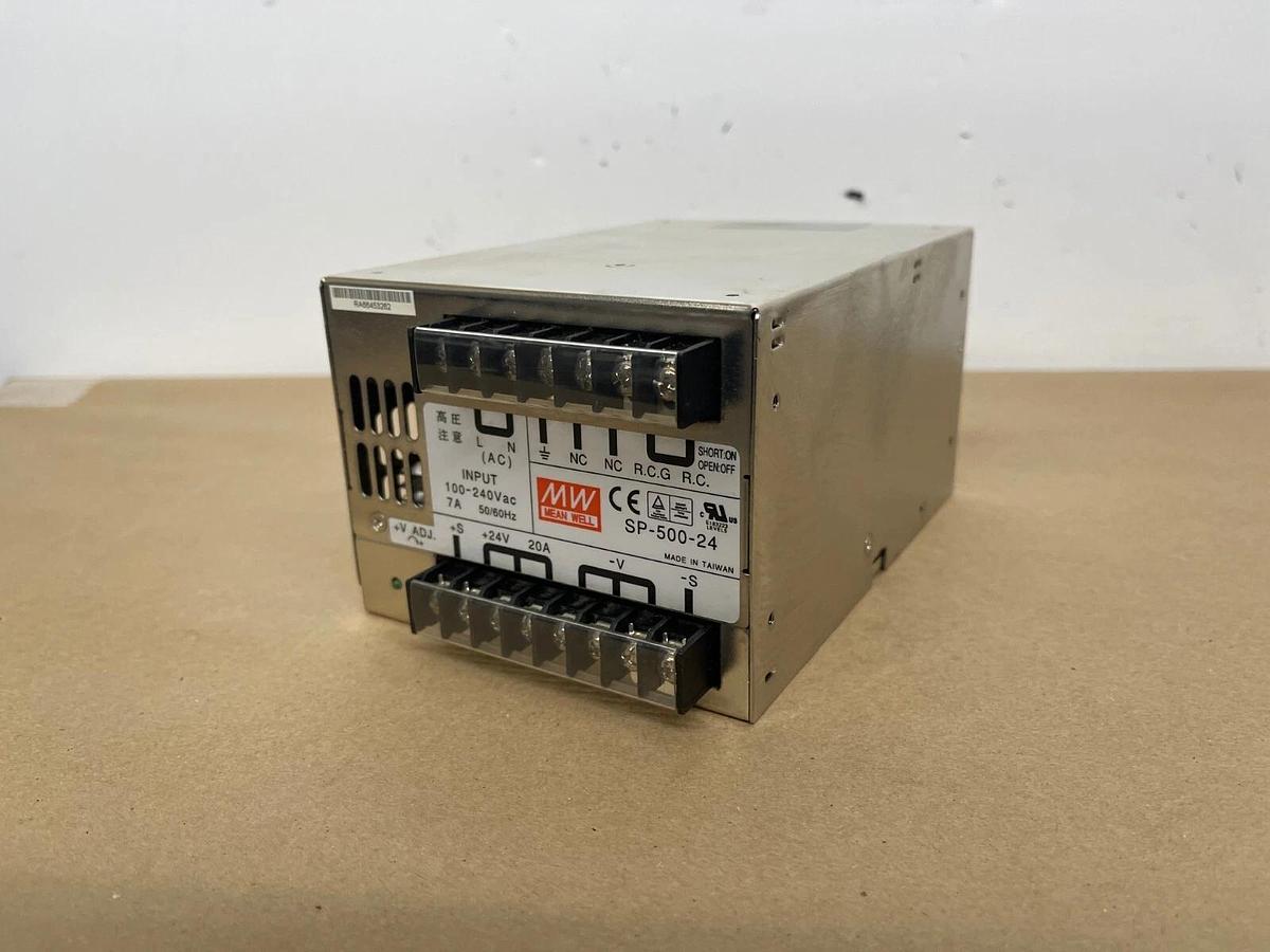 Used Meanwell SP-500-24 AC/DC Power Supply 24V, 20A (Arcturus Veritas 704)